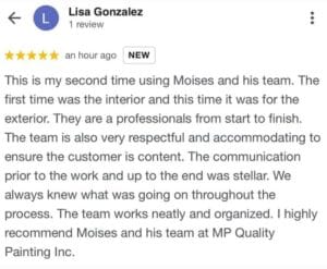Review 5 star Lisa Gonzalez