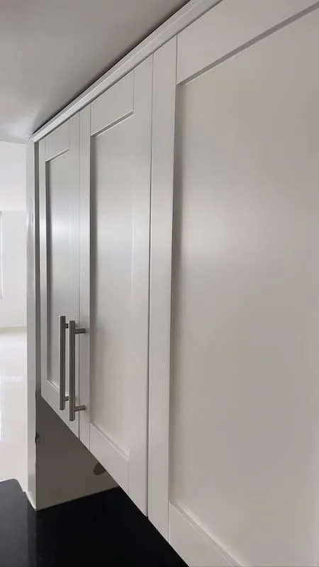 top Cabinet refinishing white